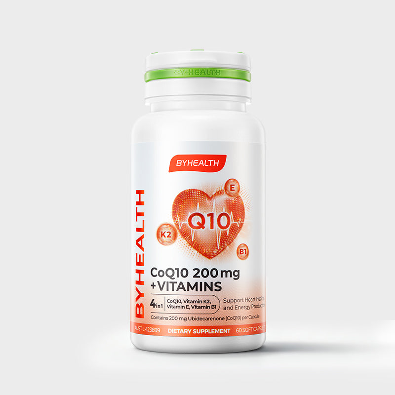 BYHEALTH CoQ10 200 mg + VITAMINS