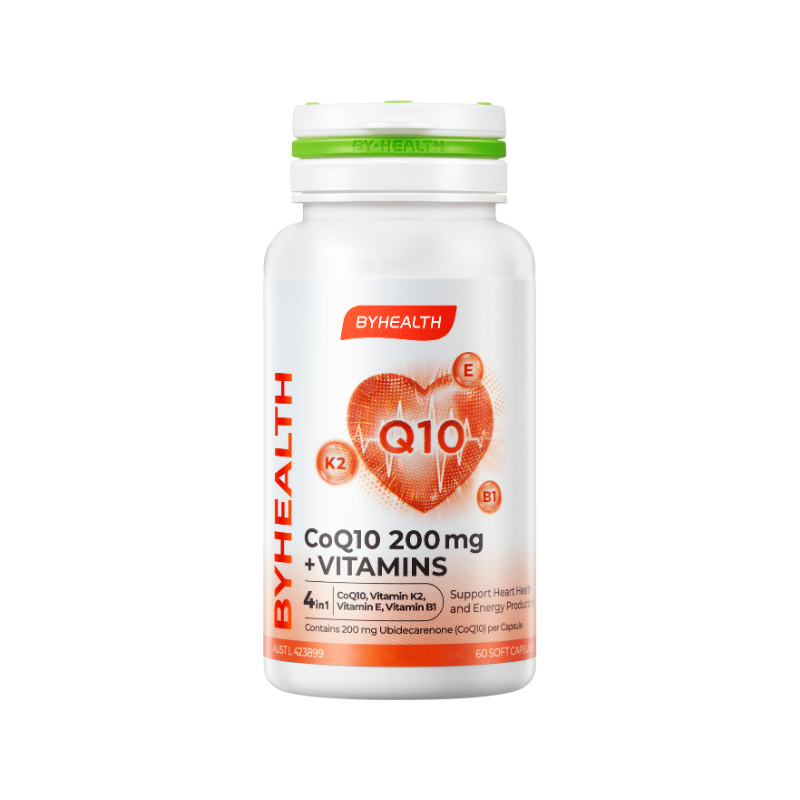 BYHEALTH CoQ10 200 mg + VITAMINS