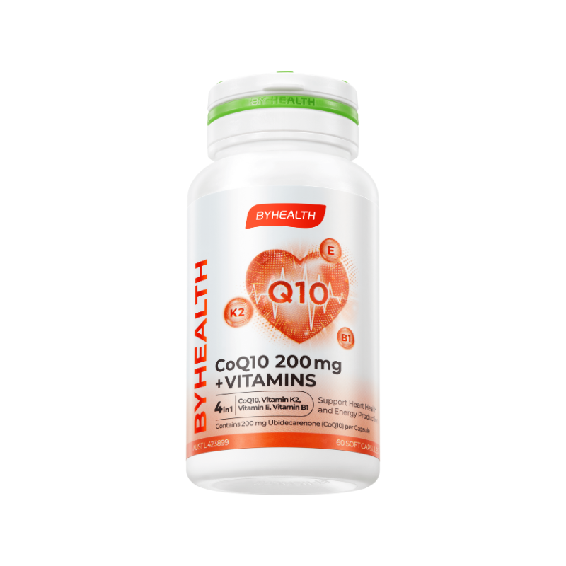 BYHEALTH CoQ10 200 mg + VITAMINS